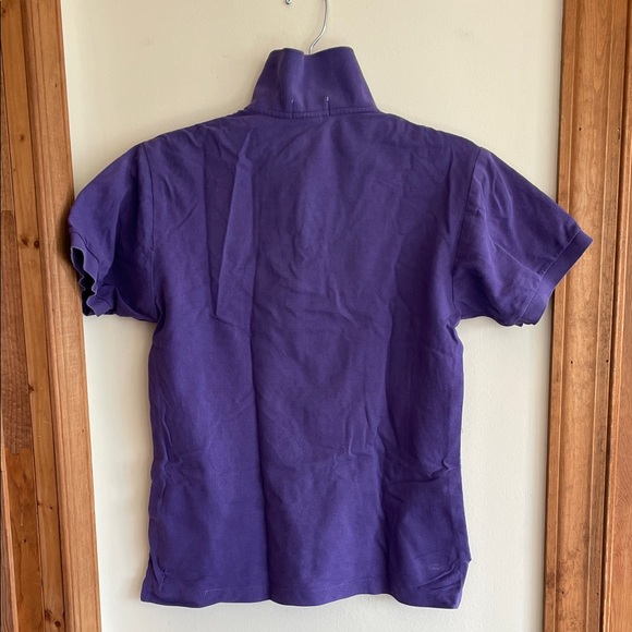 LACOSTE Women’s 1/2 Patron Polo Short Sleeve Shirt in Rich Purple M - Picture 10 of 16